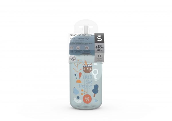 Straw trainer cup Blue