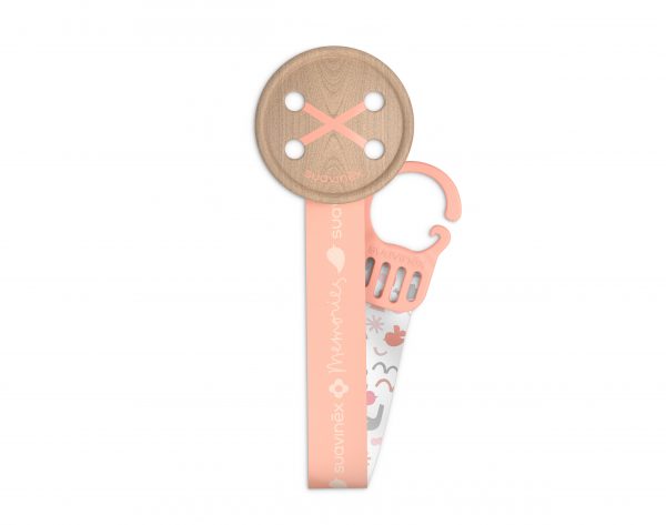 Button Soother Clip Memories Pink 01