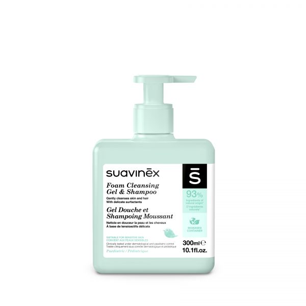 Paediatric Foam Cleansing Gel & Shampoo 300ml 01