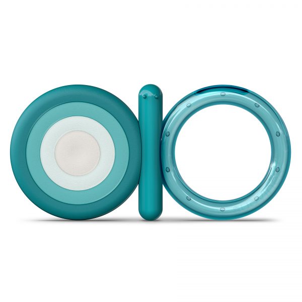 Silicone Teething Ring +4 Blue