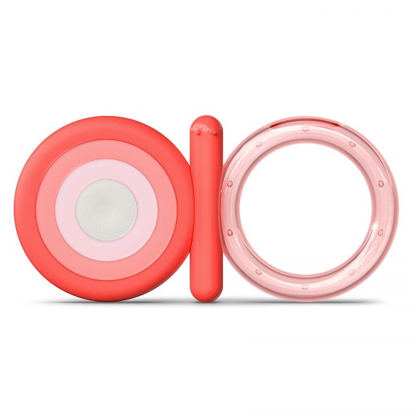 Silicone Teething Ring +4 Pink